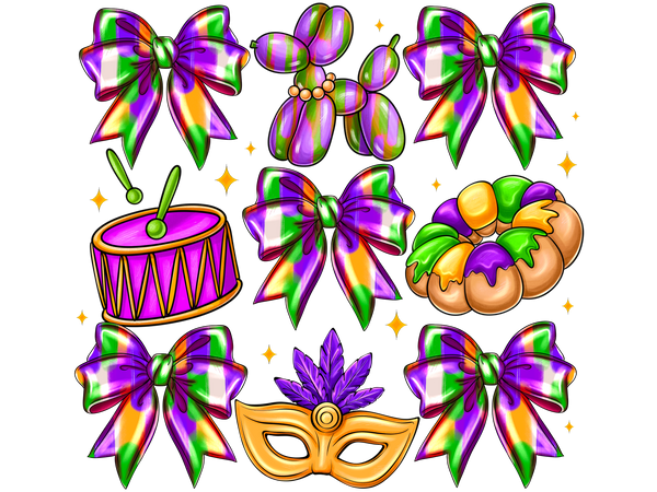Mardi Gras - shirts or tote bags
