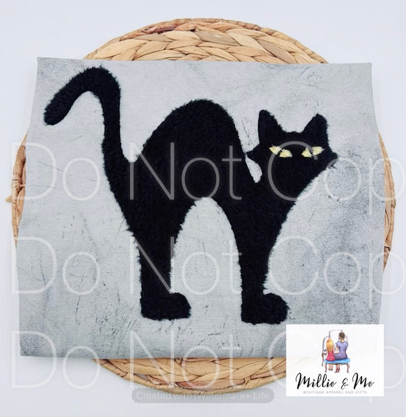 Fuzzy patch or spangle shirts