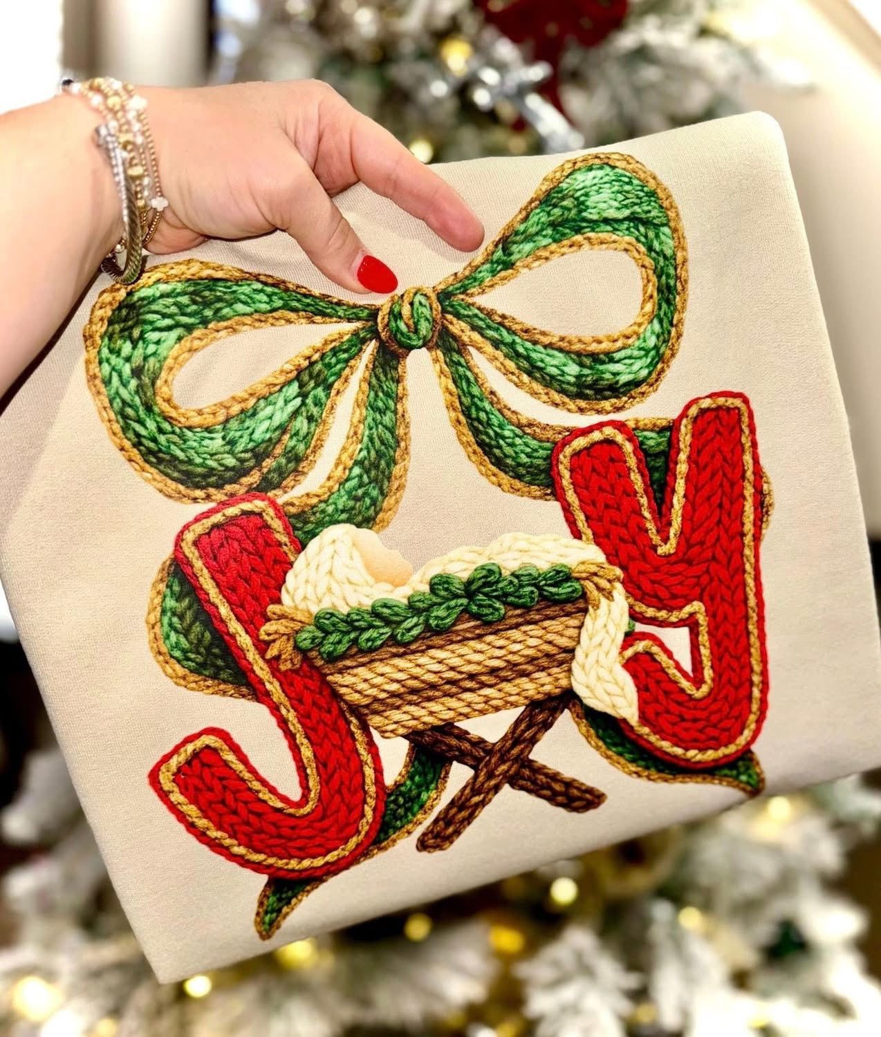 Joy manger (yarn look)