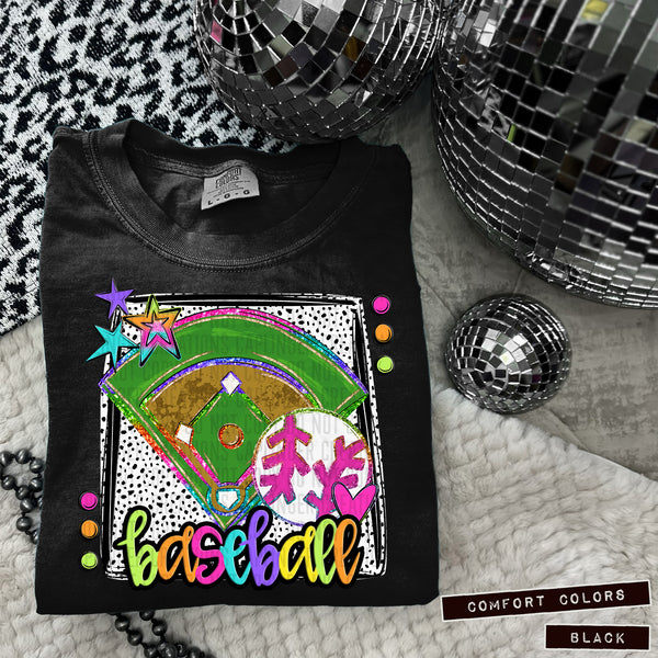 Preppy Baseball/Softball Playing field shirts