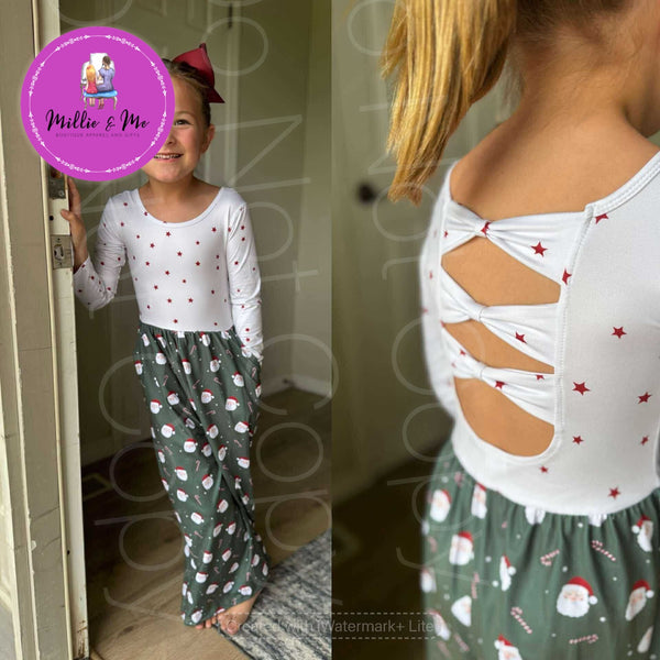 Christmas Jumpsuit  IN STOCK