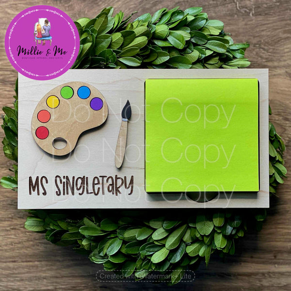 Sports & Teacher Themed Sticky Note Holders