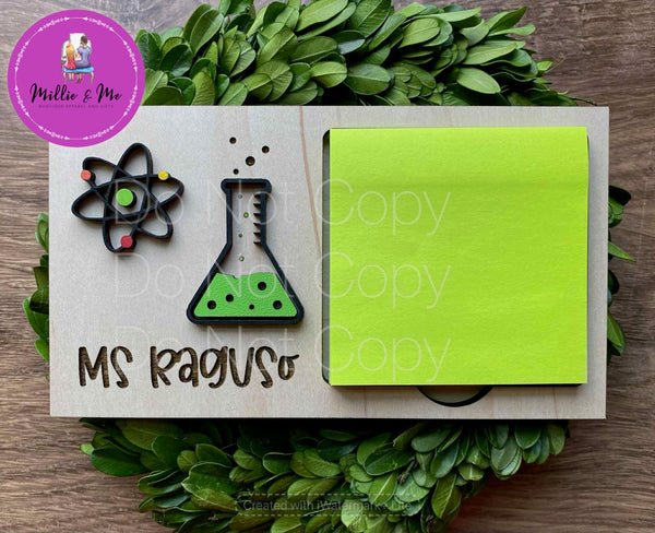 Sports & Teacher Themed Sticky Note Holders