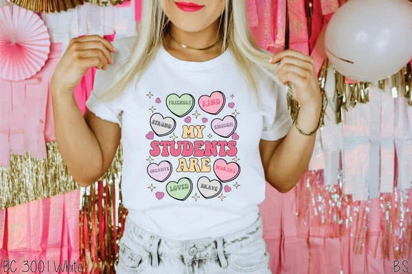 Teacher Conversation Heart shirt