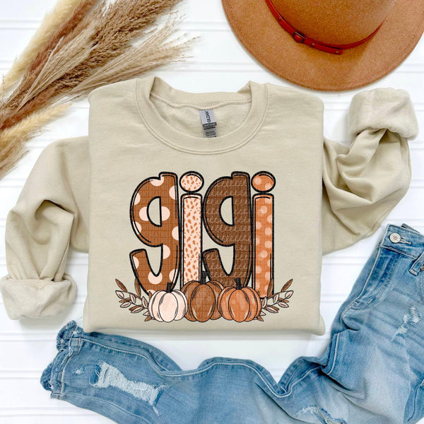 Fall Name Tees  WITH pumpkins.  ETA 7-10 business days