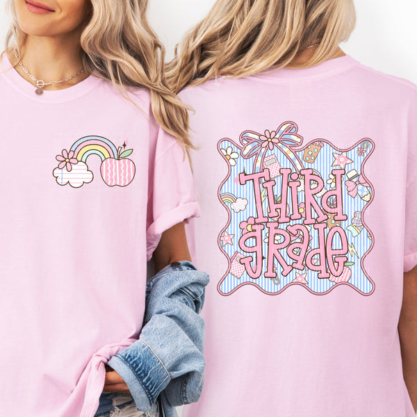 Back to School. Tees Group 3. Seersucker prints (Copy)