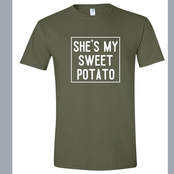 Thanksgiving Couples Shirts.   Sweet Potato - Yam
