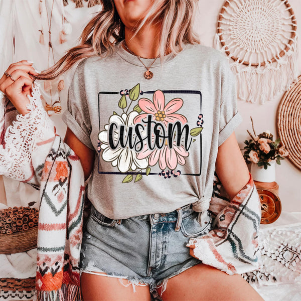 Floral Name Tees