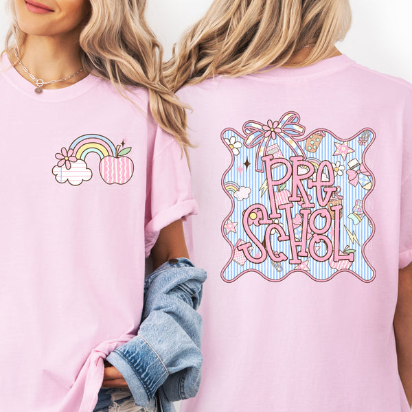 Back to School. Tees Group 3. Seersucker prints (Copy)