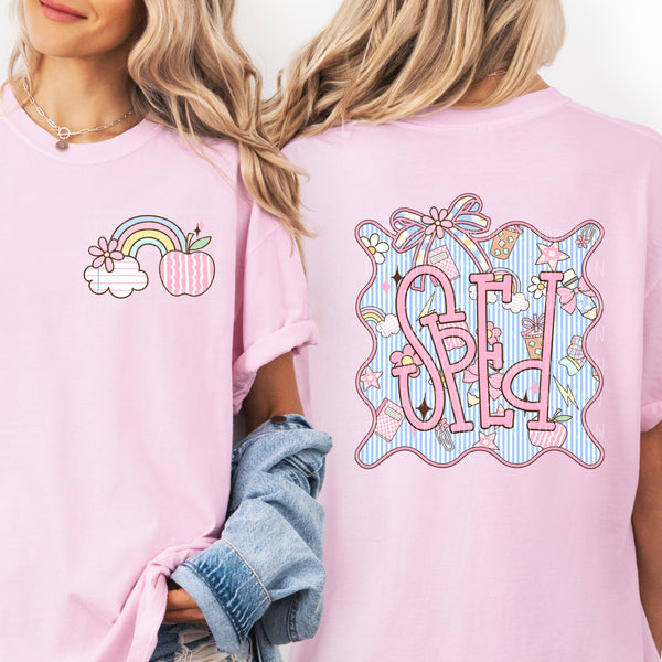 Back to School. Tees Group 3. Seersucker prints (Copy)