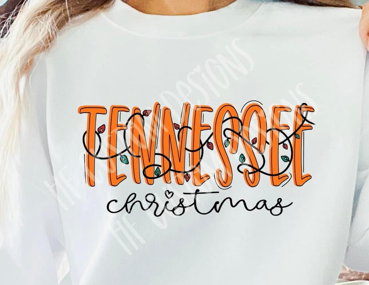 Tennessee Christmas Tees and Sweatshirts