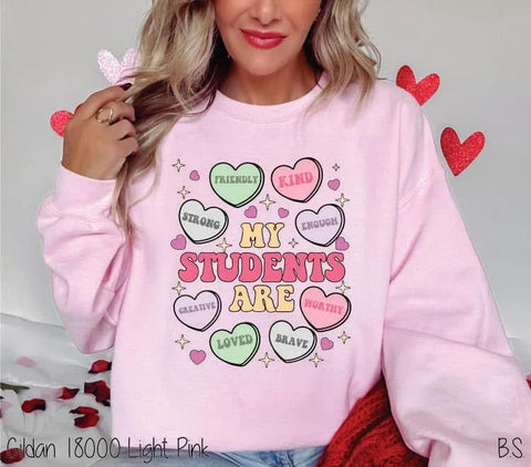 Teacher Conversation Heart shirt