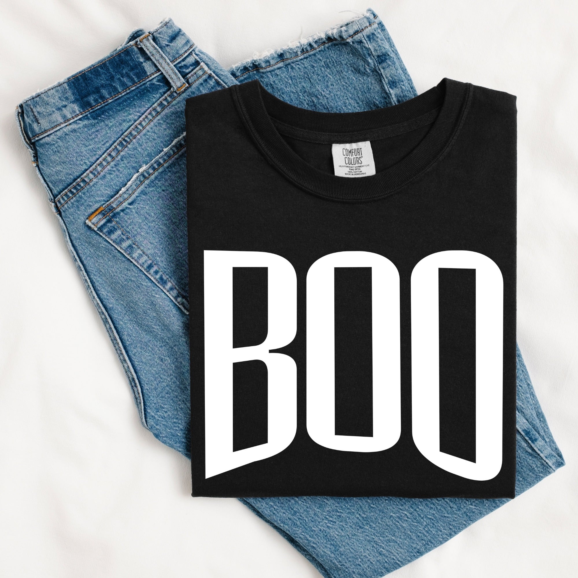 Boo (white ink)
