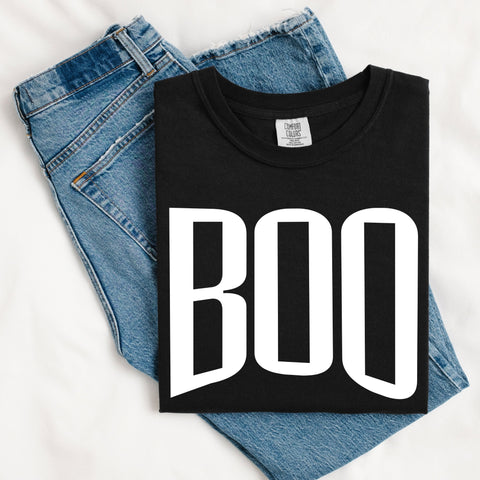 Boo (white ink)