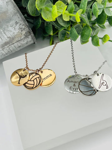 Custom Sports Pendant Necklace.  ETA end of August