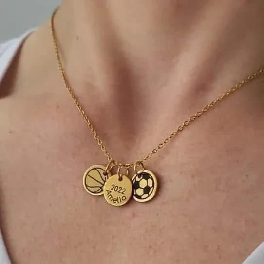 Custom Sports Pendant Necklace.  ETA end of August