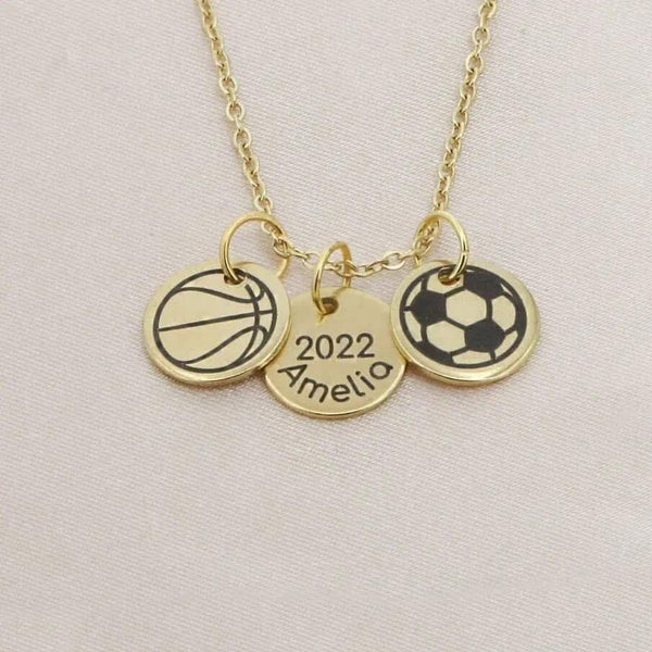 Custom Sports Pendant Necklace.  ETA end of August