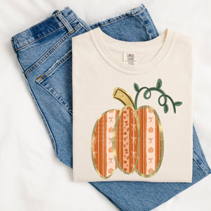 Striped pumpkin