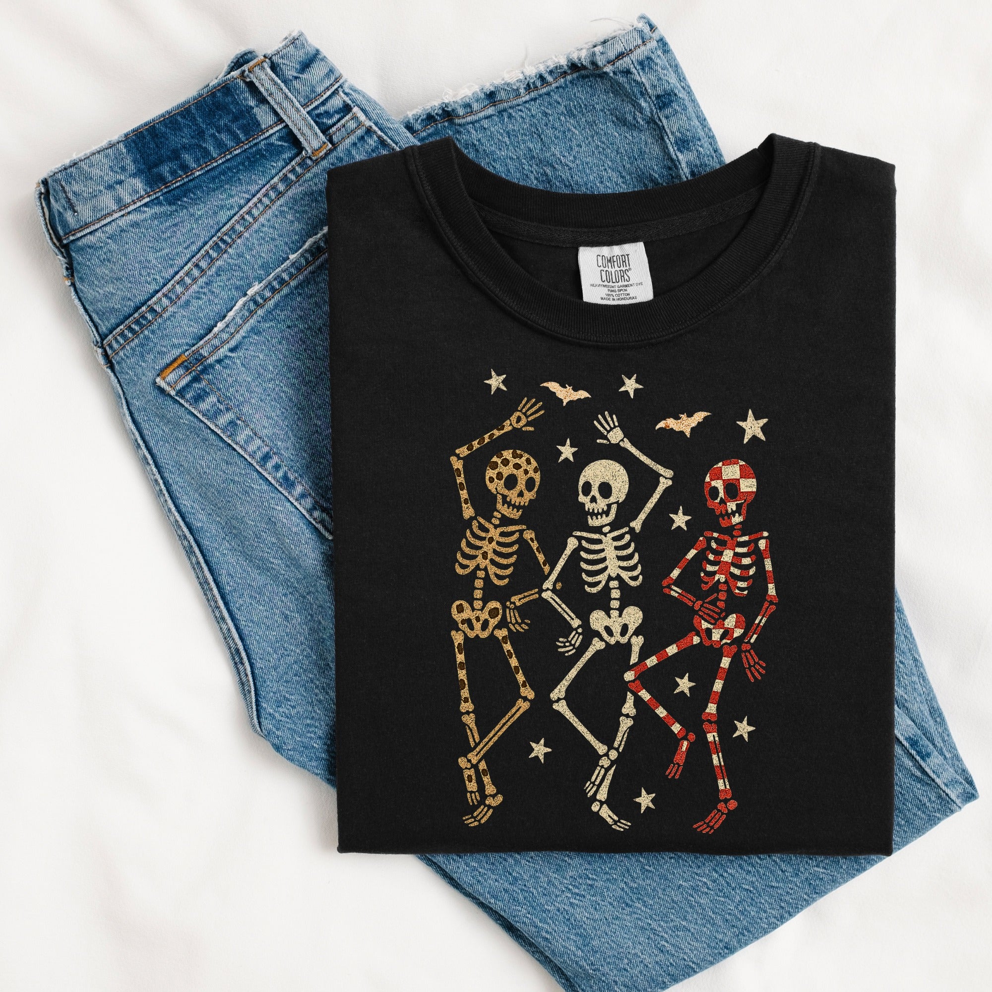 three skeletons
