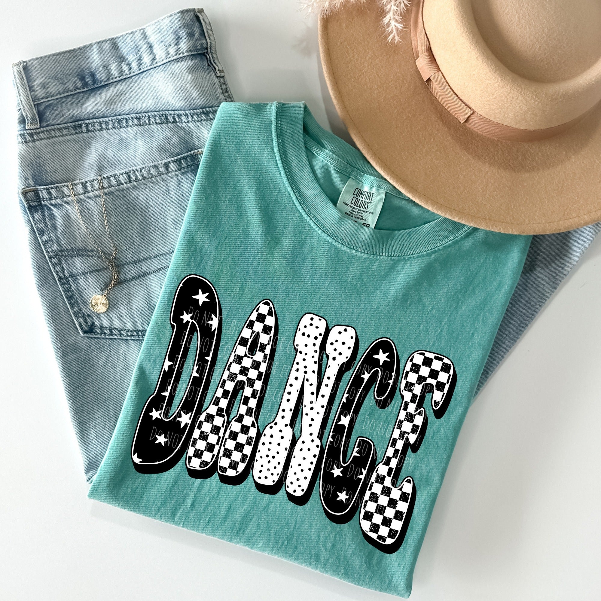 Black and White print Dance