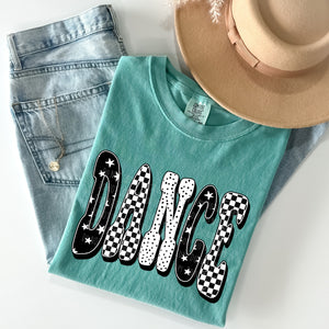 Black and White print Dance