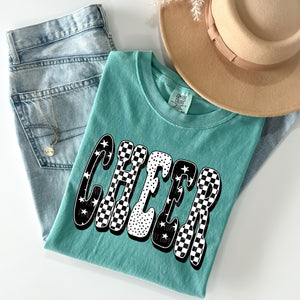 Black and White print Cheer