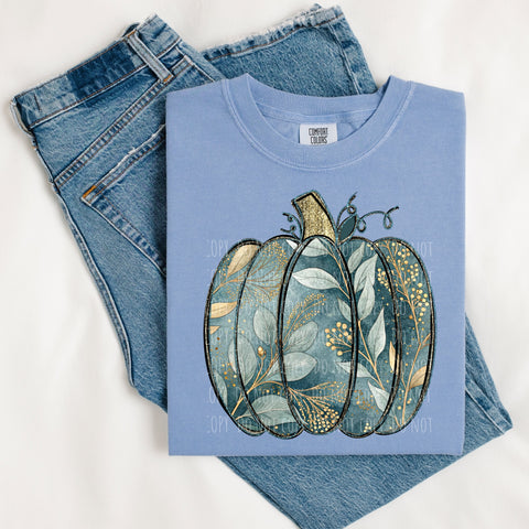 Shades of Blue Pumpkin