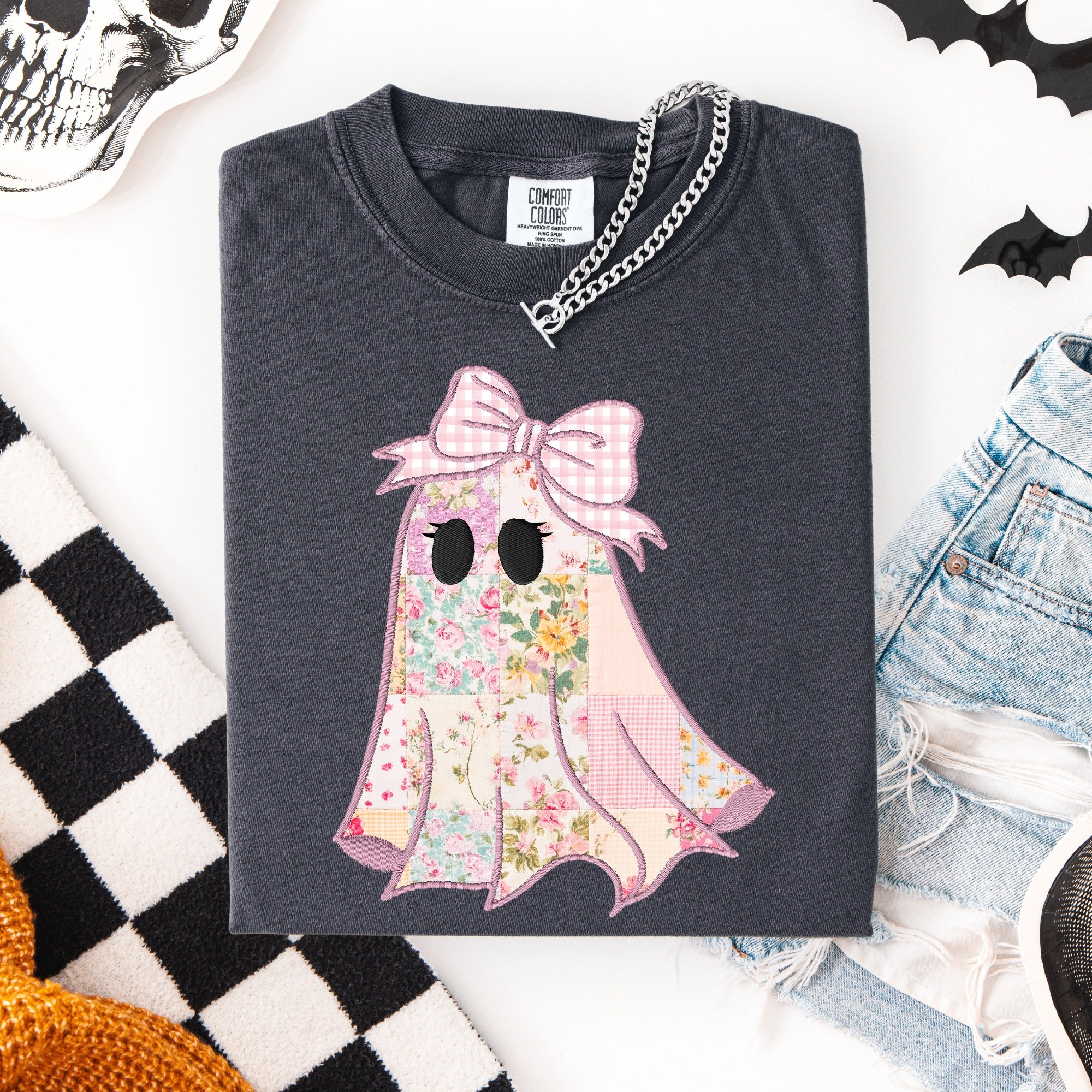 PINK PATCHWORK GHOST