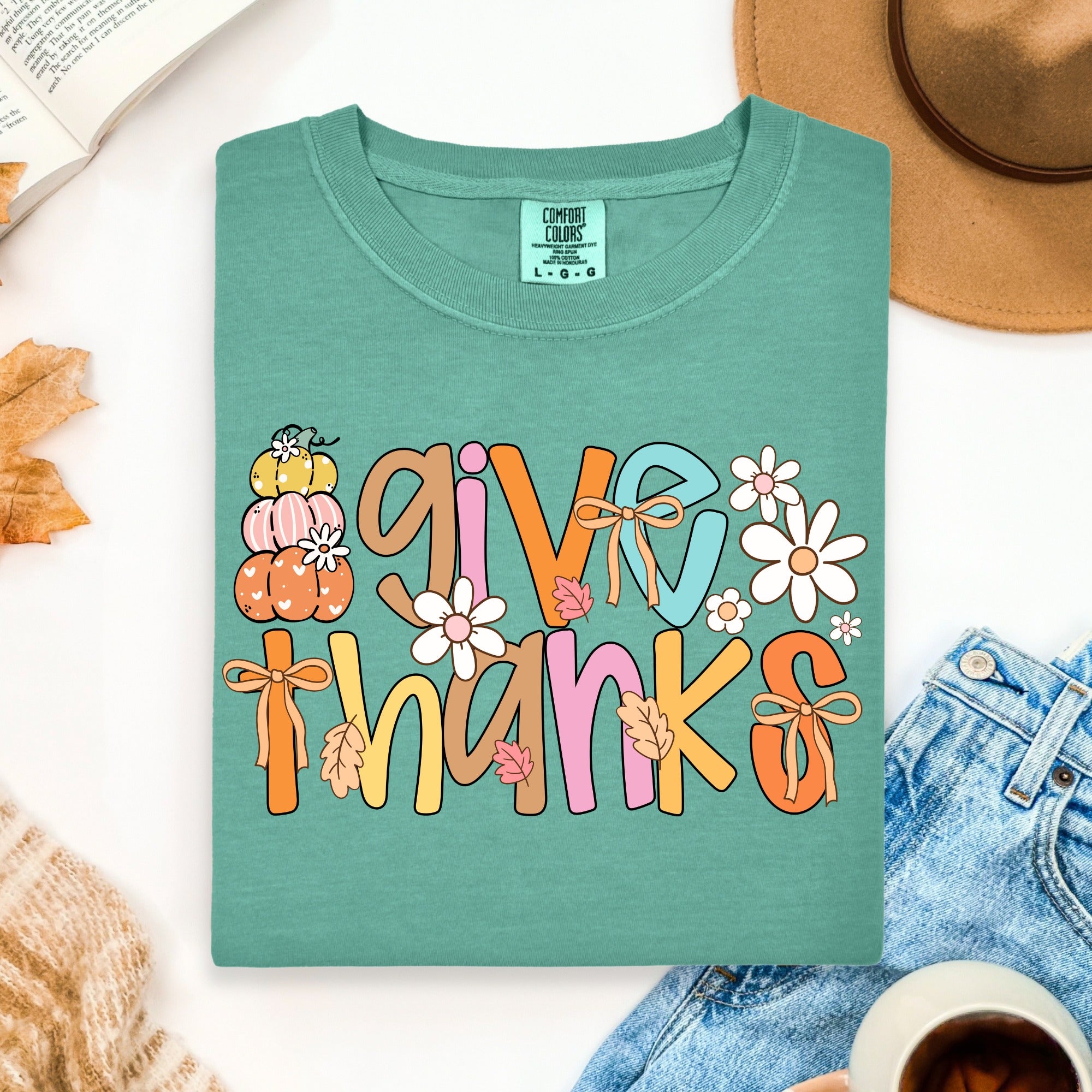 GIVE THANKS COLORFUL