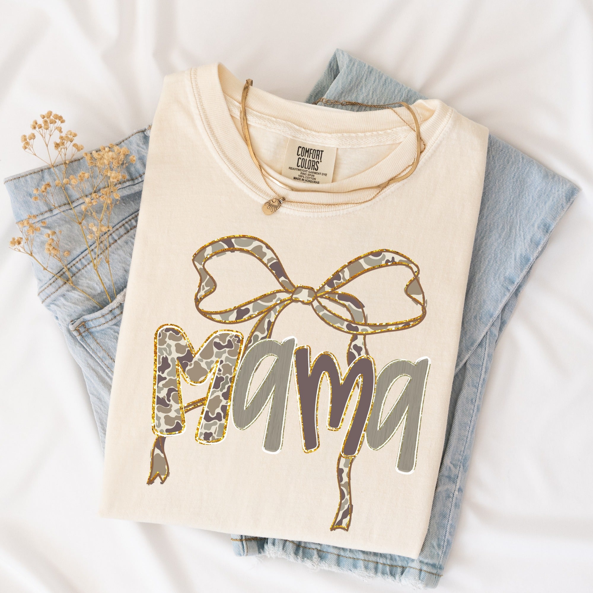 Mama Camo Bow