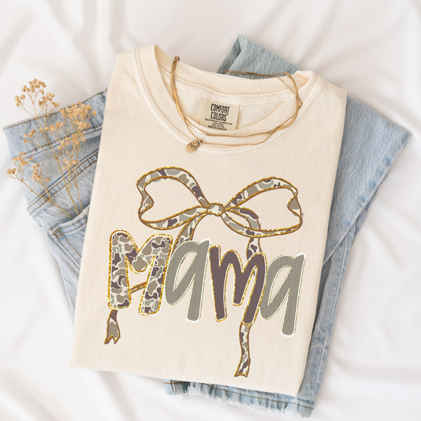 Mama Camo Bow