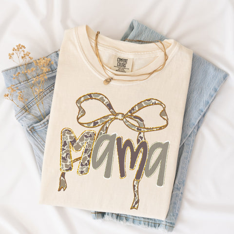 Mama Camo Bow