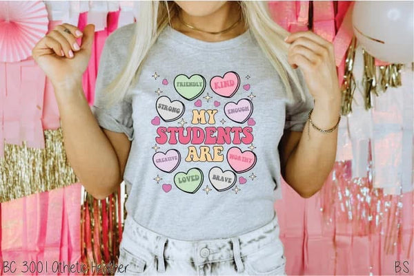 Teacher Conversation Heart shirt