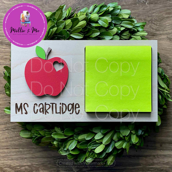 Sports & Teacher Themed Sticky Note Holders