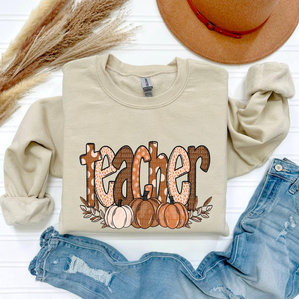 Fall Name Tees  WITH pumpkins.  ETA 7-10 business days