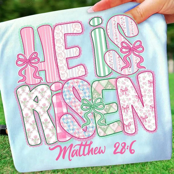He Is Risen dainty