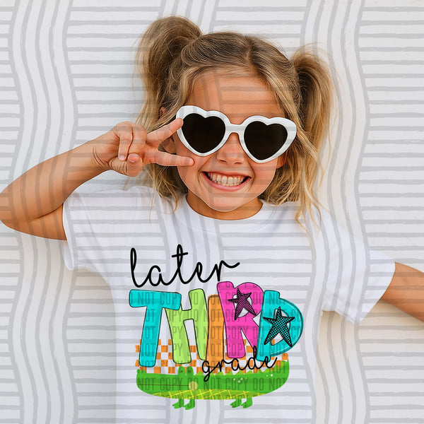 BRIGHT Later Gator Grade shirts  - Preschool through 6th grade