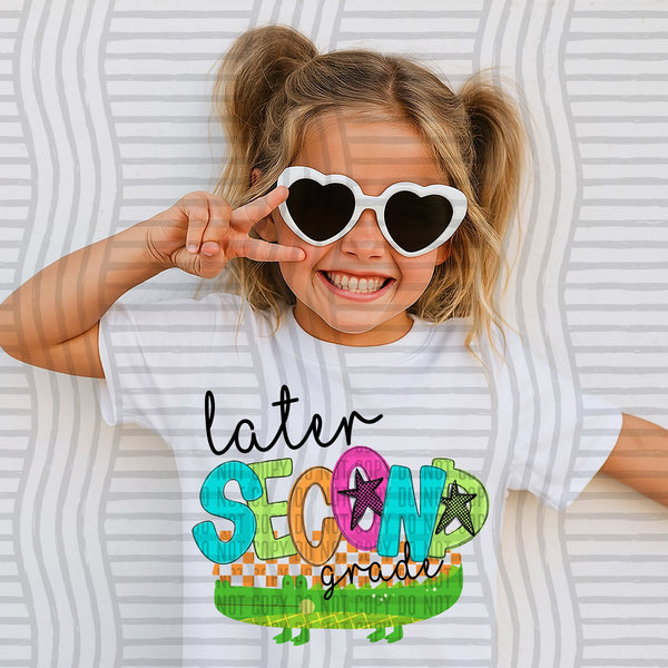 BRIGHT Later Gator Grade shirts  - Preschool through 6th grade