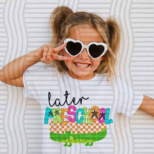 BRIGHT Later Gator Grade shirts  - Preschool through 6th grade