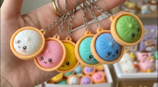 Mini Dumpling Keychain