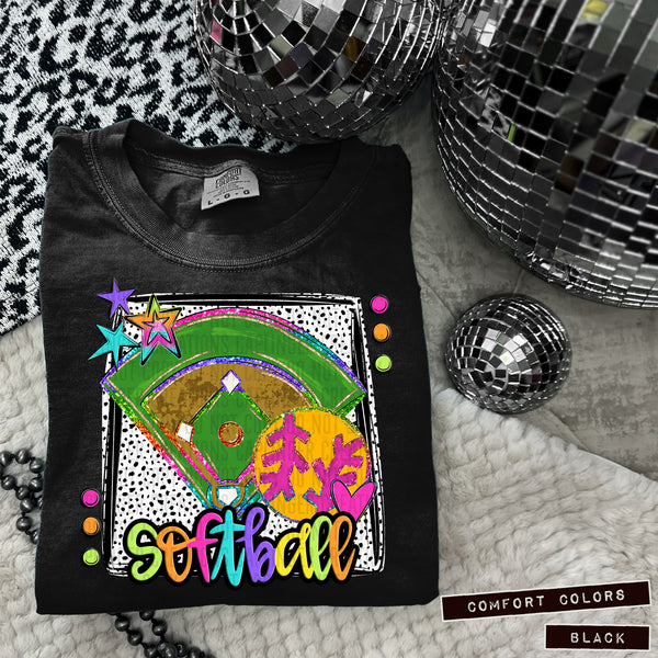 Preppy Baseball/Softball Playing field shirts