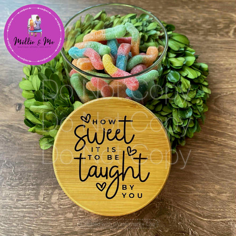 Engraved Candy and Desktop Jars