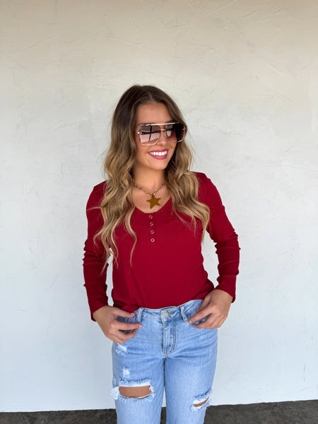 Fall Snap Henley. PREORDER ETA END OF SEPTEMBER