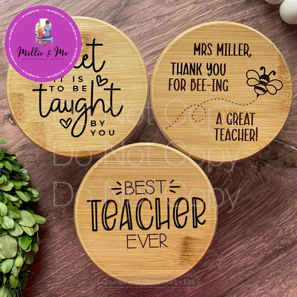 Engraved Candy and Desktop Jars