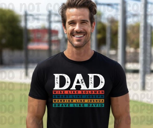 Faith Based Dad Tees.   COMFORT COLOR TEES
