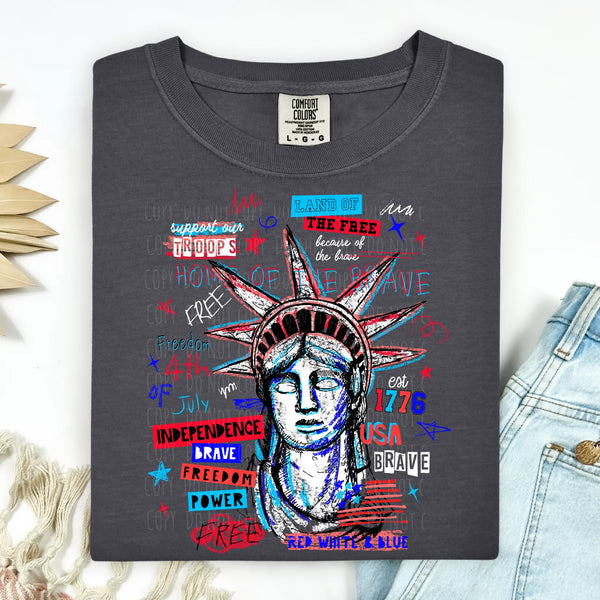 90's style patriotic