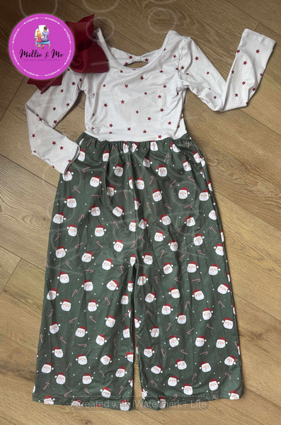 Christmas Jumpsuit  IN STOCK