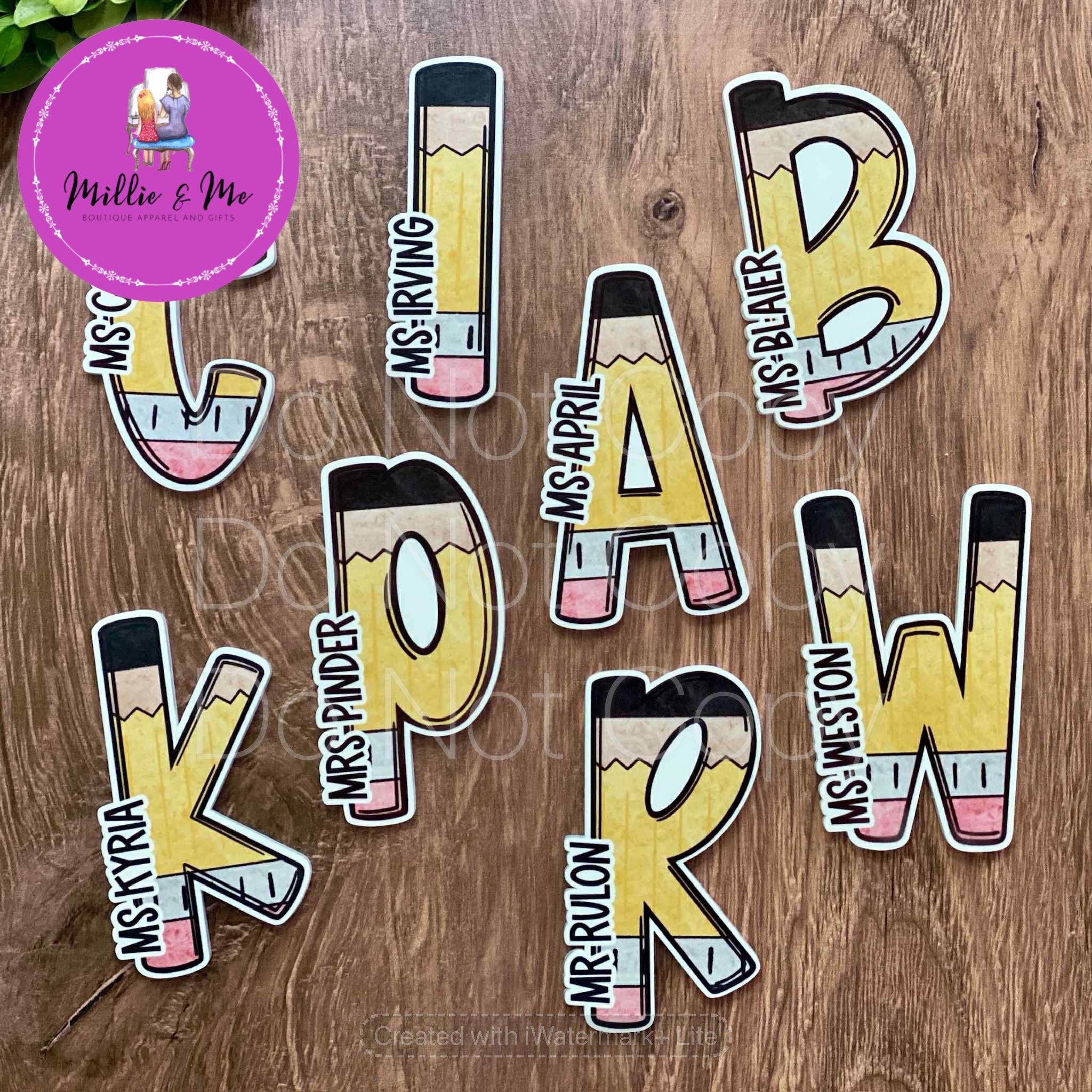 Personalized Pencil Magnet