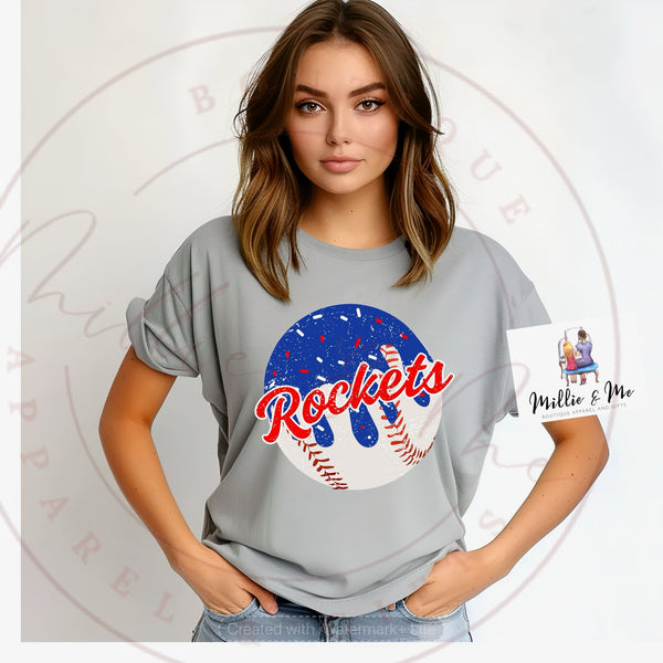 Rockets Custom Baseball  or Softball shirt