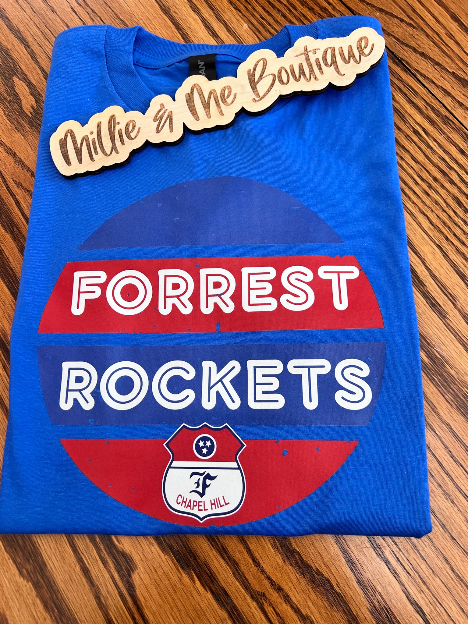 Forrest Rockets Round with Shield